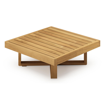 Escala loungetafel in teak - L 70 x B 70 x H 25 cm