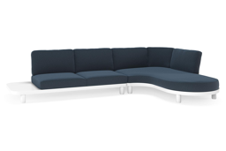 Chaise longue gauche + 2 places