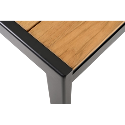 Tafelblad in teak - Naturel - L 240  x B 100 cm