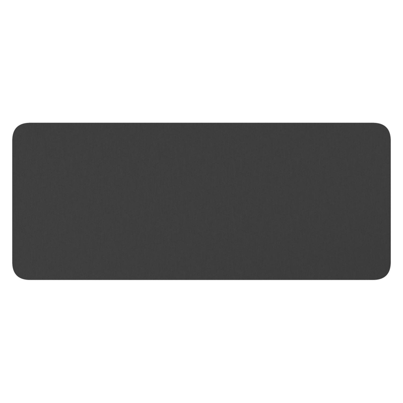 Table de jardin Orso rectangulaire arrondi en aluminium beige et céramique pleine Nero Black - Lg. 240 x Lrg. 100 x Haut. 74.5 cm