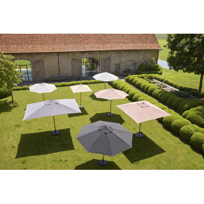 Prata parasol met tiltfunctie in met polyester parasoldoek - (zonder voet)