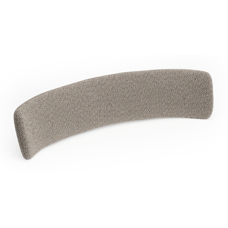 Coussin de dos chaise Lacrima - Donato en all weather sunbrella® luxe savane coconut