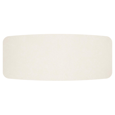 Pamplona tuintafel bootvorm in beige aluminium en sintered stone Crema minerale - L 267.4 x B 115 x H 73 cm
