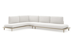 Chaise longue droite + 3-pl