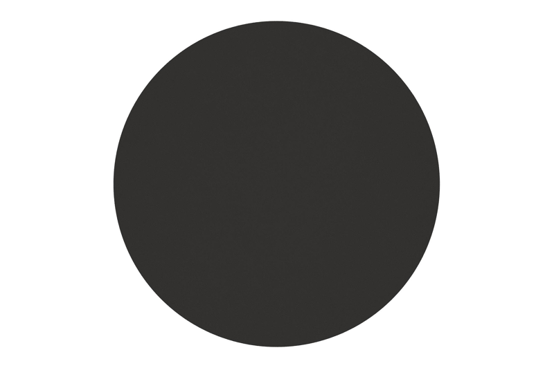 Pamplona ronde tuinset in zwart aluminium en sintered stone notte minerale met 4 Zamora tuinstoelen