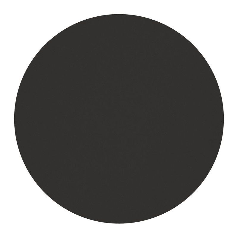 Pamplona ronde tuinset in zwart aluminium en sintered stone notte minerale met 4 Zamora tuinstoelen