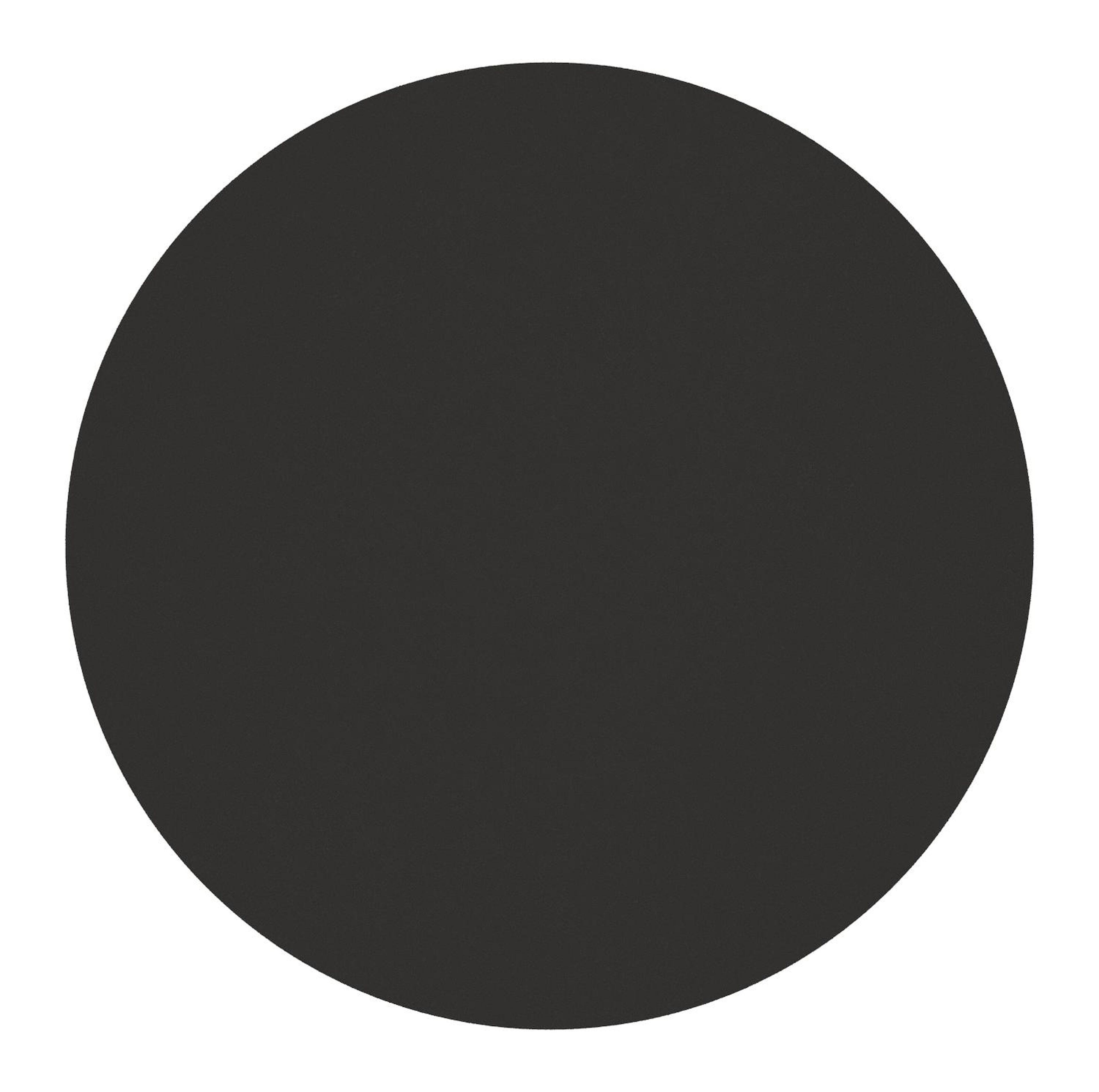 Pamplona ronde tuinset in zwart aluminium en sintered stone notte minerale met 4 Matera tuinstoelen