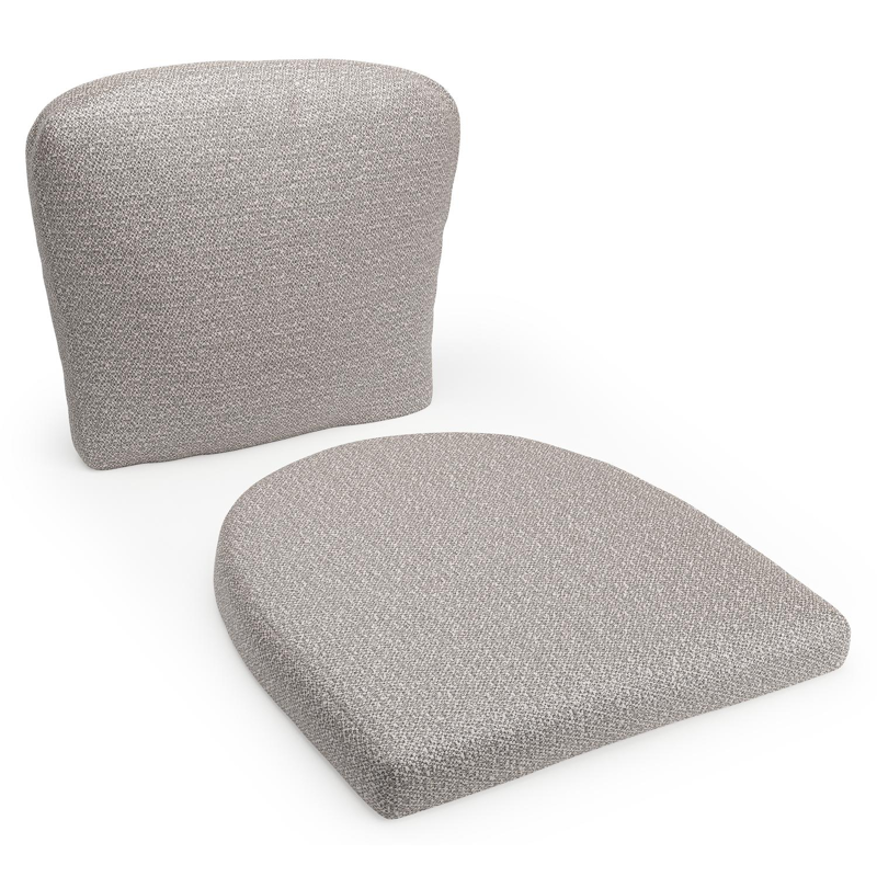 Coussin de chaise luxe (siège et dos) (luxe) Orso en all weather sunbrella® luxe wander granite