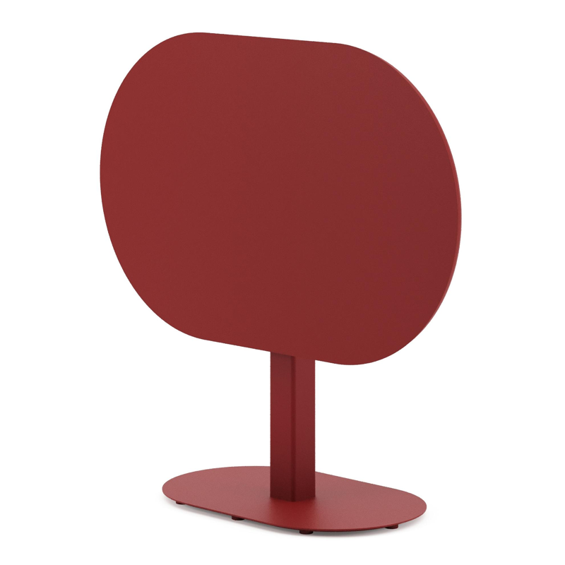 Teramo kantelbare tuintafel bombo in ruby aluminium - L 110 x B 70 x H 74 cm