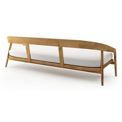 Lacrima loungeset in teak met soul optik all weather Solica kussen