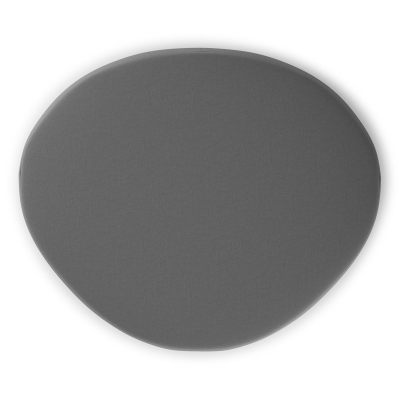 Pouf Amico en Natte Charcoal Chine All Weather Sunbrella® Luxe