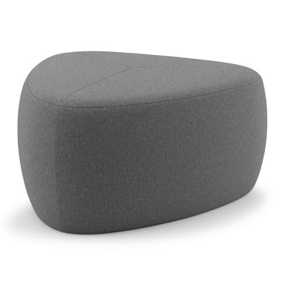 Pouf Masso en sunbrella_luxe heritage slate - Lg 60 x Prof 60 x H 35 cm