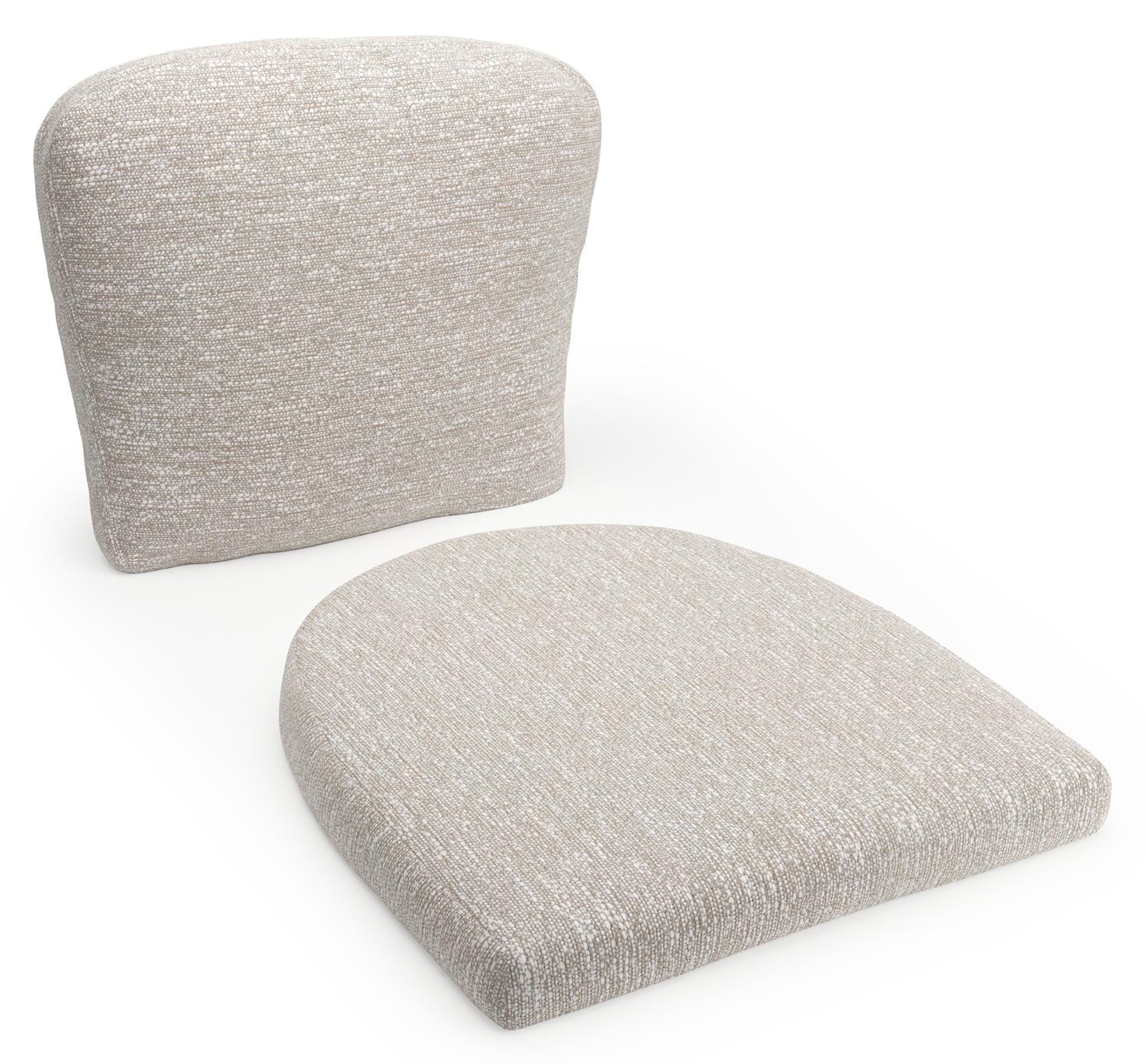 Orso luxe stoelkussen (zit en rug) (luxe) in all weather sunbrella® luxe tundra sand