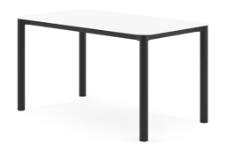 Rechthoekig afgerond - L 140 x B 80 x H 75 cm