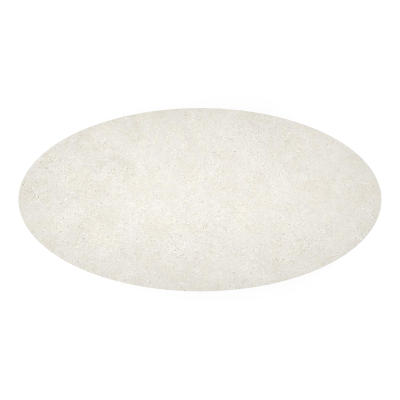 Fano tuintafel in zwart aluminium en volkeramiek shilin - L 290 x B 148 x H 75 cm