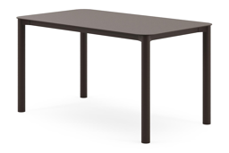 Rechthoekig afgerond - L 140 x B 80 x H 75 cm