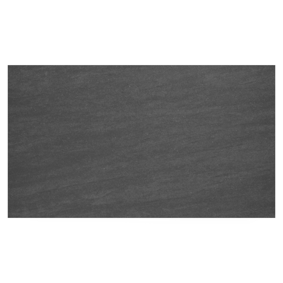 Como loungetafel in zwart aluminium en basalt black volkeramiek - L 140 x B 80 x H 20 cm