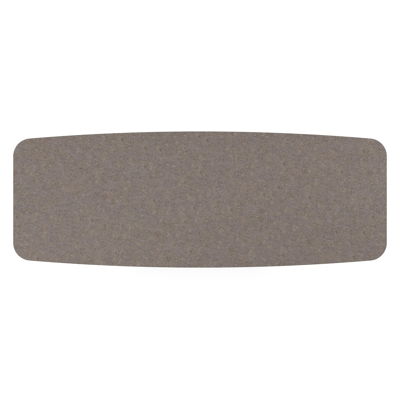 Table de jardin Orso forme de bateau en aluminium blanc et céramique pleine Wulong - Lg. 315 x Lrg. 115 x Haut. 75 cm