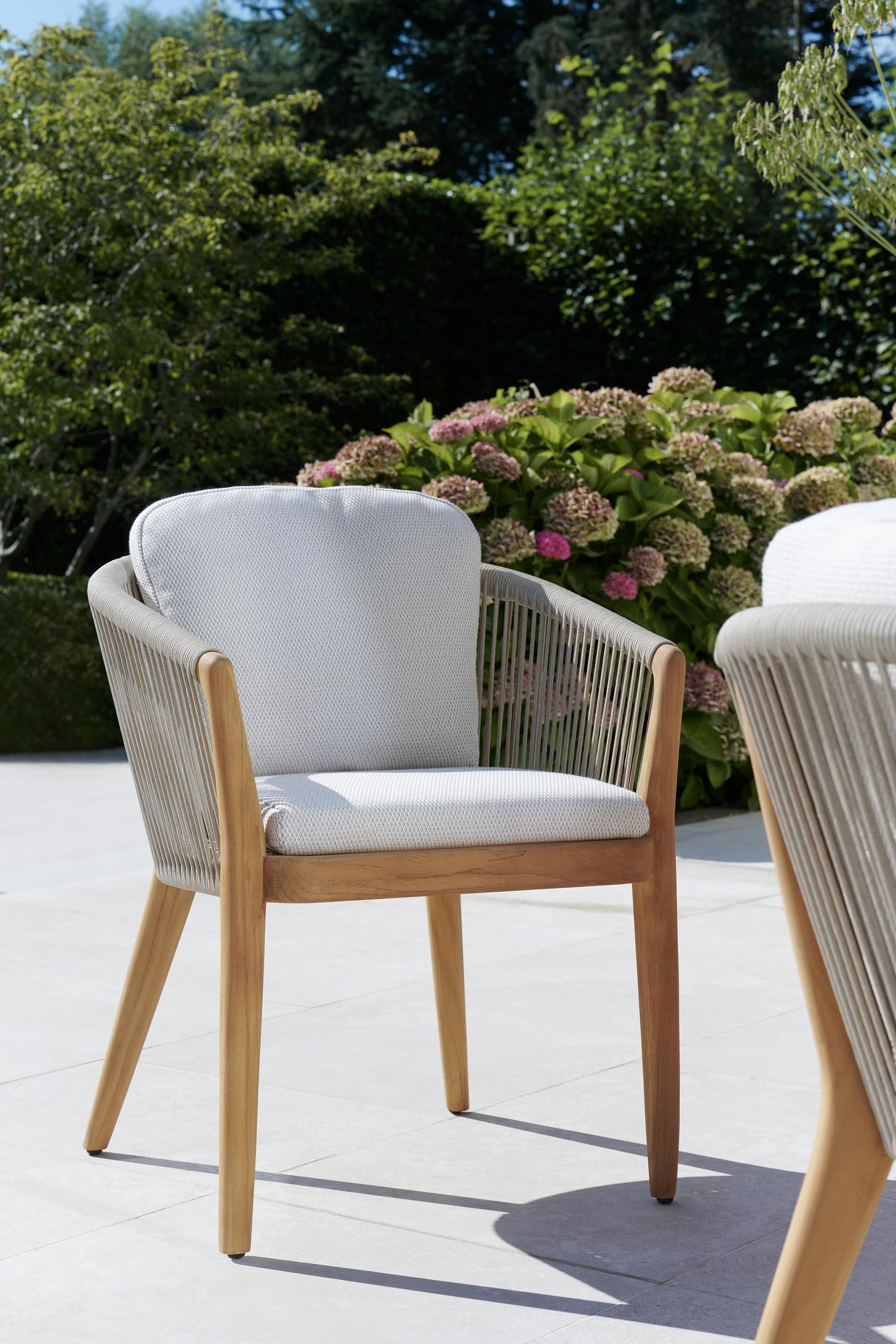 Orso luxe stoelkussen (zit en rug) (luxe) in all weather sunbrella® luxe lopi marble