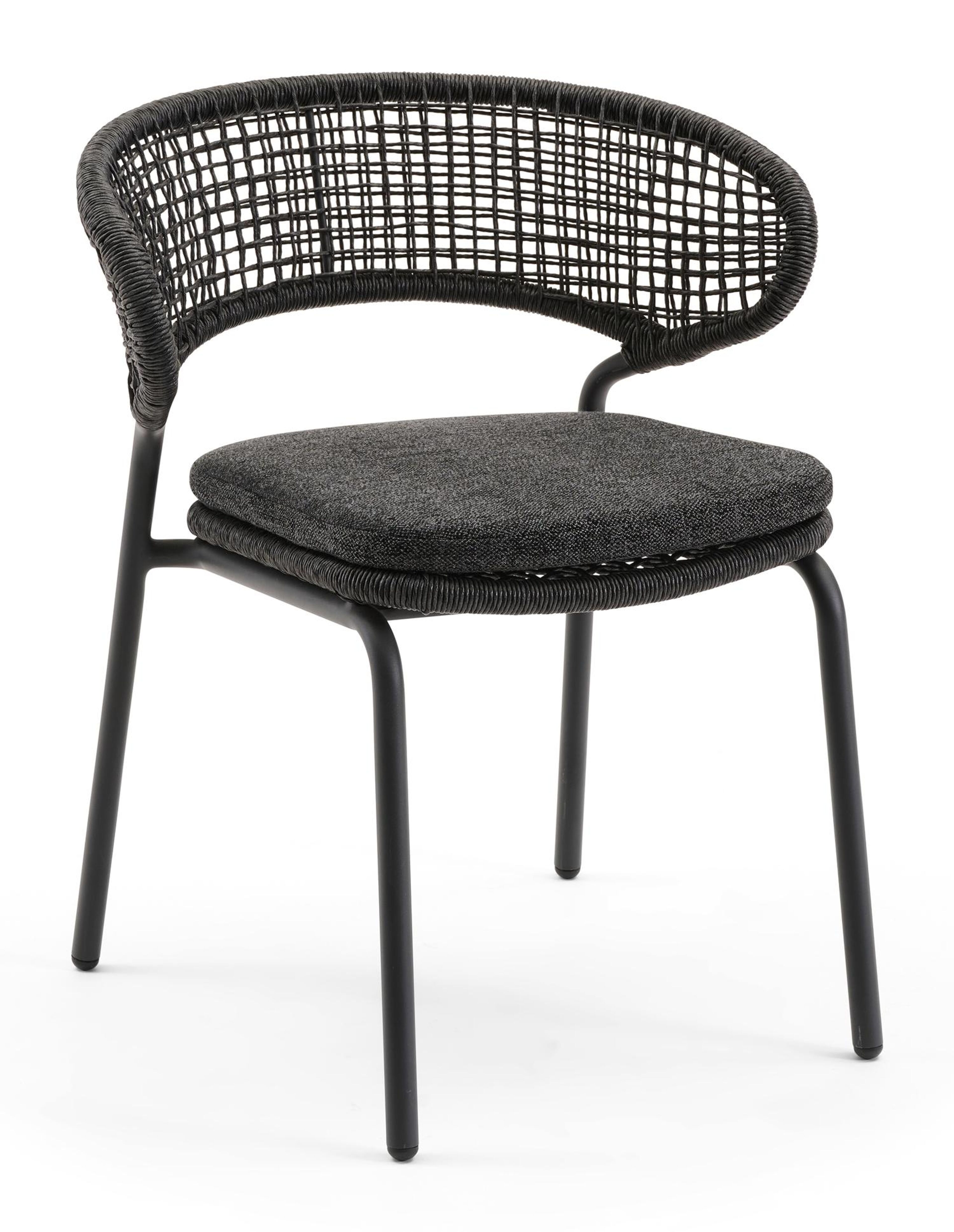 Donato XL stoelkussen in all weather sunbrella® luxe chartres sooty