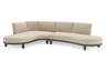Chaise longue rechts + 2-zit organisch