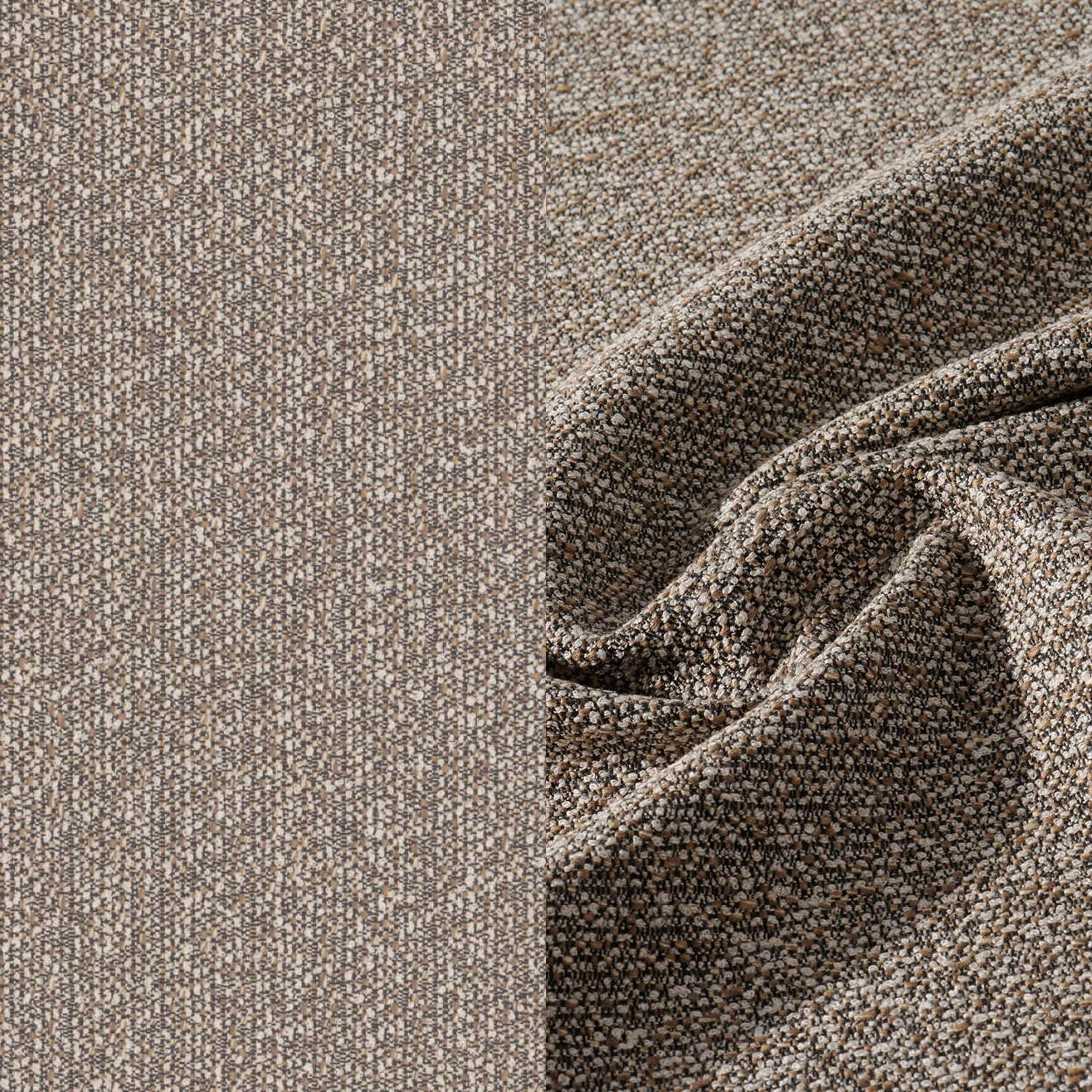 Orso loungestoel in zwart aluminium en zwart verticaal geweven luxe vlakke rope met Wander Manioc all weather sunbrella® luxe kussen