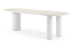 Ovaal - L 260 x B 100 x H 74 cm