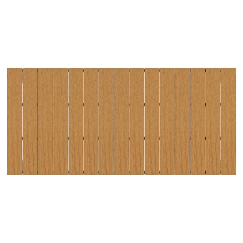 Calzo tuintafel rechthoekig in beige aluminium en polywood - L 220 x B 100 x H 74 cm