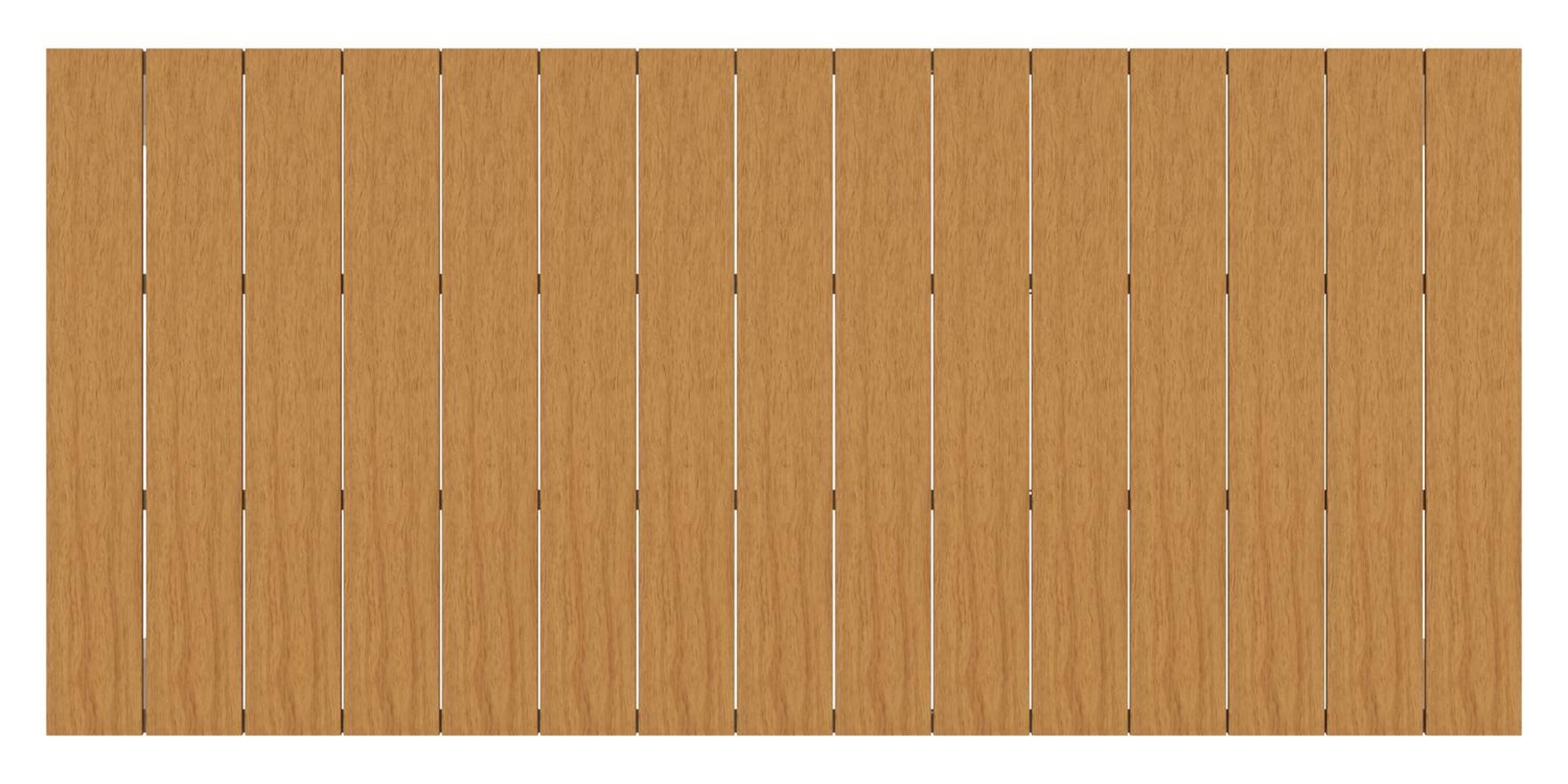 Ensemble de jardin Calzo en aluminium beige et polywood avec 6 chaises de jardin empilable Bahia