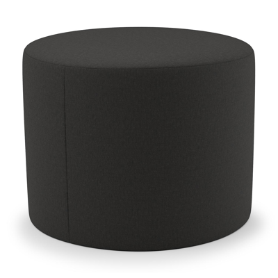 Pouf Masso arrondis en heritage char All weather sunbrella® luxe - Diam. 55 x Haut. 40 cm