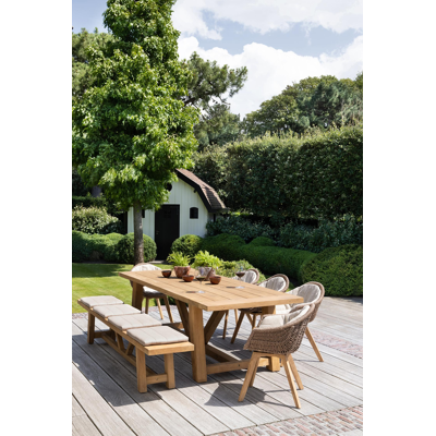 Norma - Verato zitkussen in all weather sunbrella® luxe savane coconut