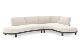 Chaise longue links + 2-zit organisch