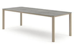 Rechthoekig afgerond - L 240 x B 100 x H 75 cm