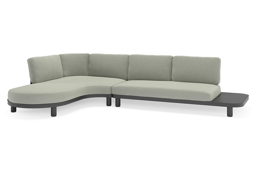 Chaise longue rechts + 2-zit