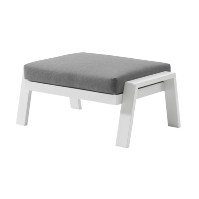 Veneto loungeset in wit aluminium met grijs weather+ softtouch kussens