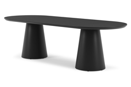 Ovale- Lg. 260 x Lrg. 100 x Haut. 75 cm