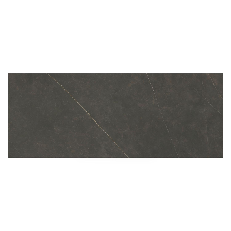 Table de jardin Cirello rectangulaire en aluminium blanc et céramique pleine Calatorao - Lg. 280 x Lrg. 110 x Haut. 75 cm