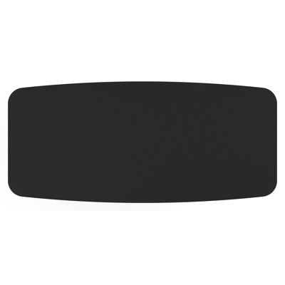 Lacrima tuintafel in zwart aluminium en volkeramiek nero black - L 255 x B 115 x H 74 cm