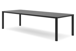 Rechthoekig afgerond - L 290 x B 110 x H 75 cm