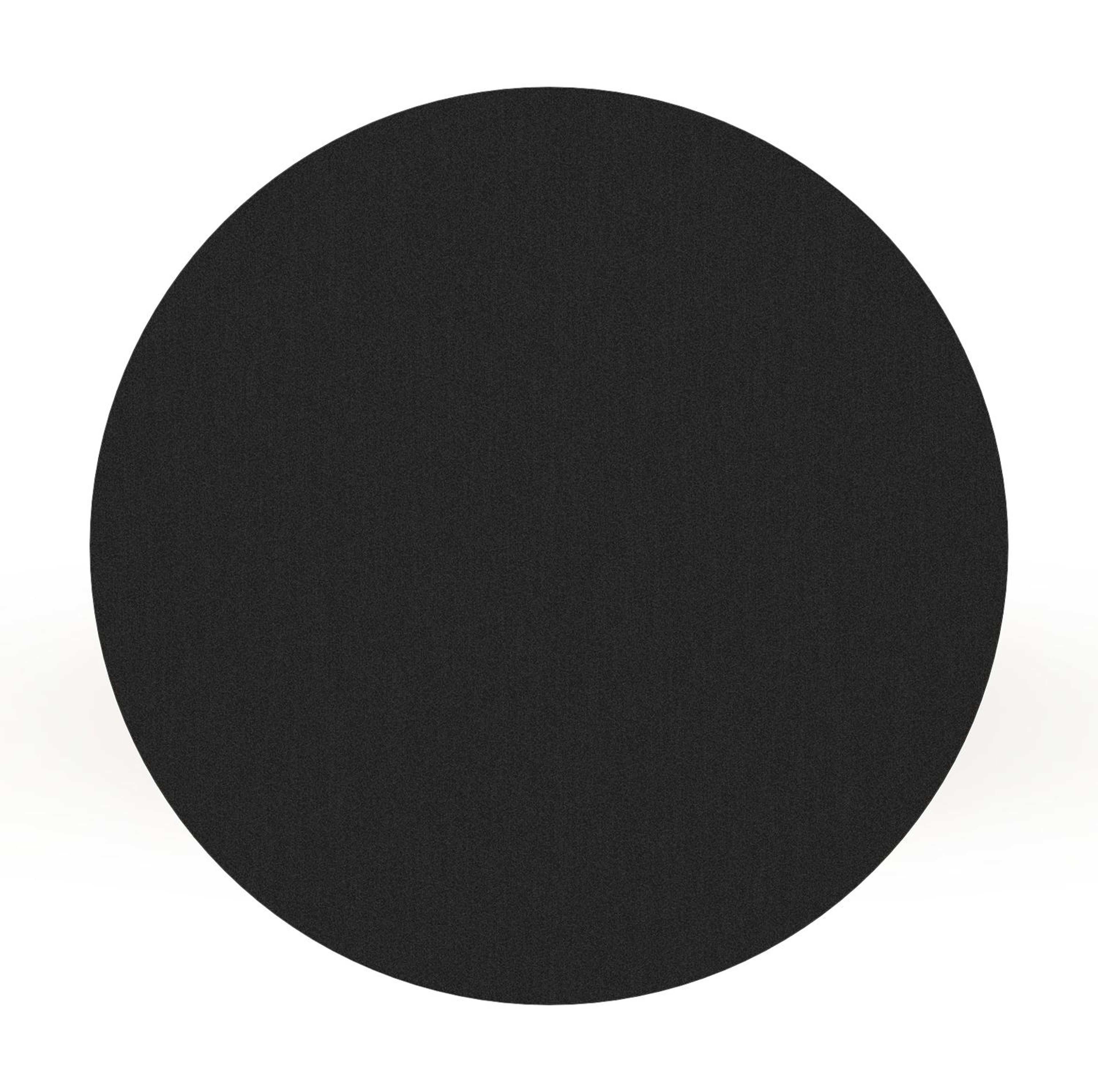 Bomero loungetafel rond in teak en volkeramiek Nero Black - Dia. 85 x - Dia. 85 x H 20 cm