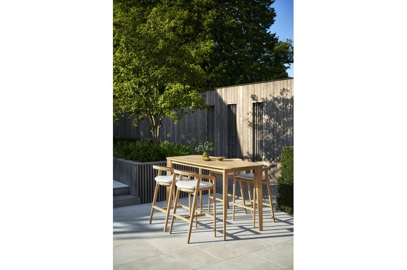 Lacrima barstoel in teak