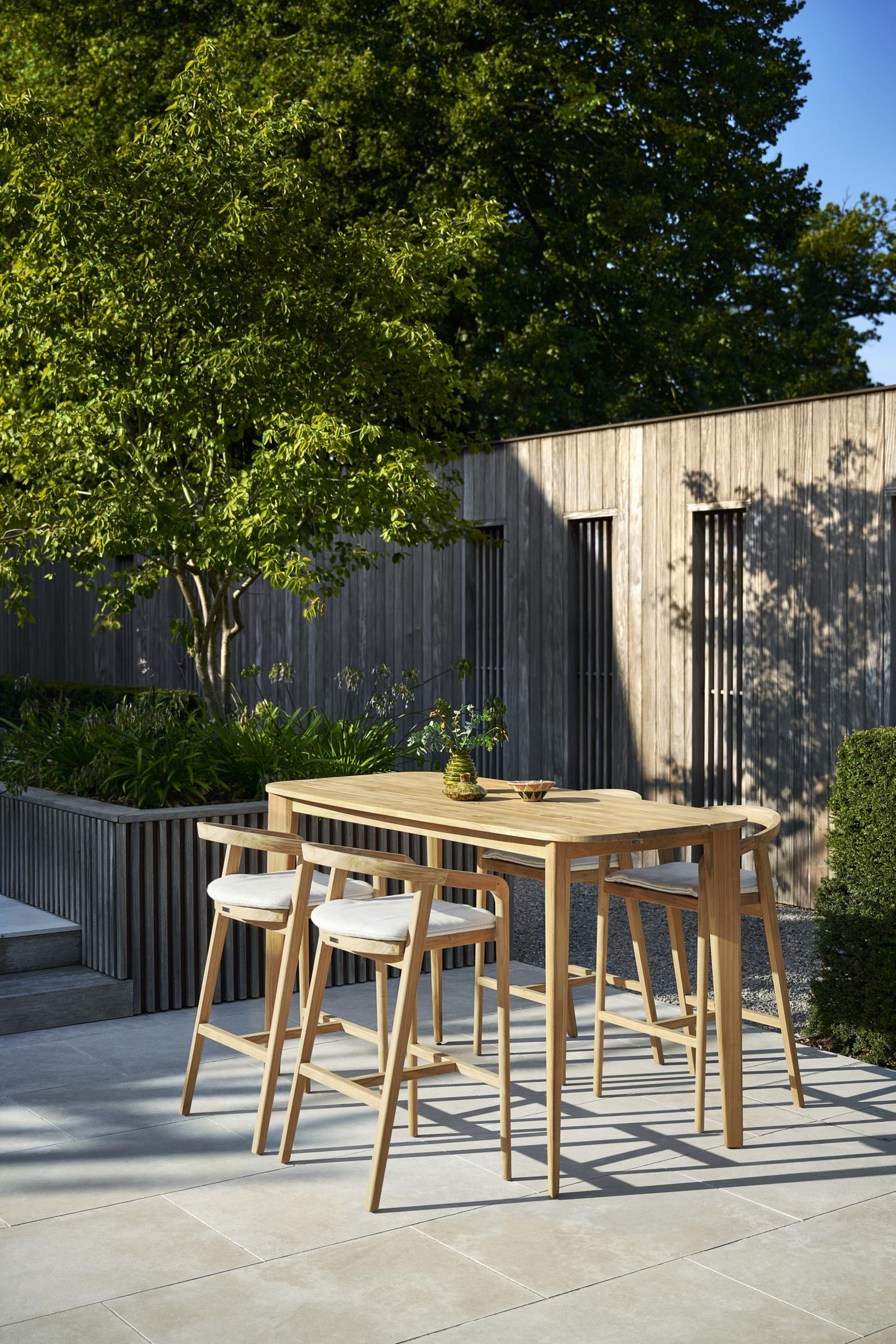 Lacrima barstoel in teak