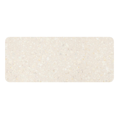 Orso tuintafel rechthoekig afgerond in zwart aluminium en volkeramiek Retrostone - L 240 x B 100 x H 73.5 cm