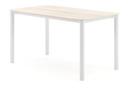 Rechthoekig afgerond - L 140 x B 80 x H 75 cm