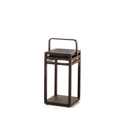 Vesper lamp donkerbruin 28 cm