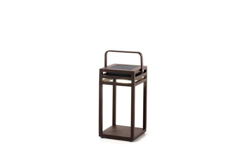 Vesper lamp donkerbruin 28 cm