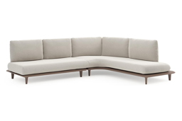 Chaise longue gauche + 2-pl