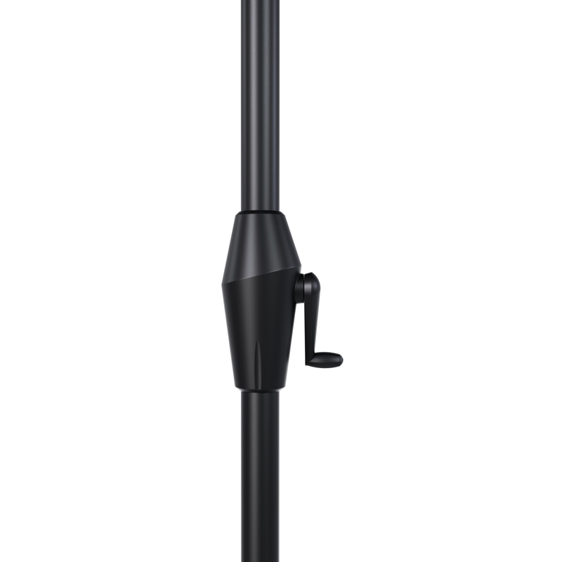 Viola staanparasol in zwart aluminium met zwart weather+ softtouch parasoldoek - L1 300 x L2 300 cm (zonder voet)