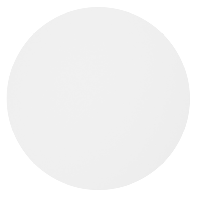 Amico loungetafel rond in wit aluminium en volkeramiek Arctic White - Dia. 110 x H 28 cm