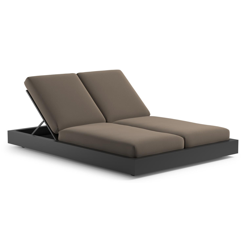 Como verstelbaar dubbel ligbed in   met   kussen